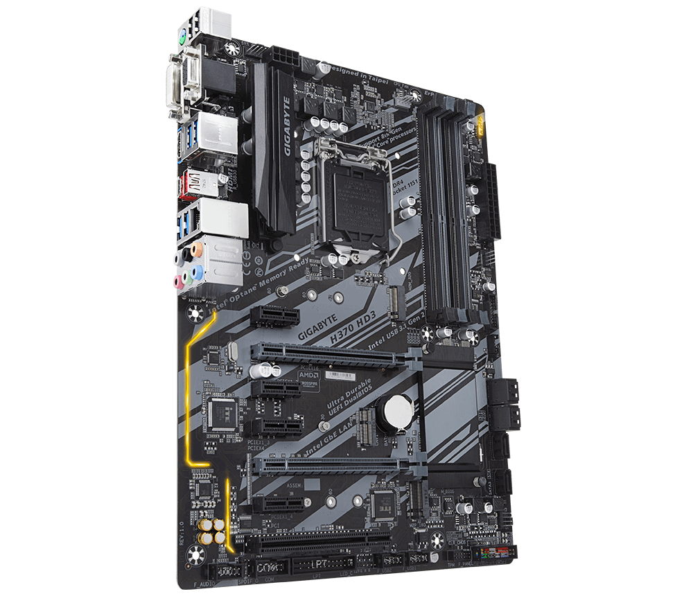 Gigabyte H370 HD3 Motherboard Specifications On MotherboardDB